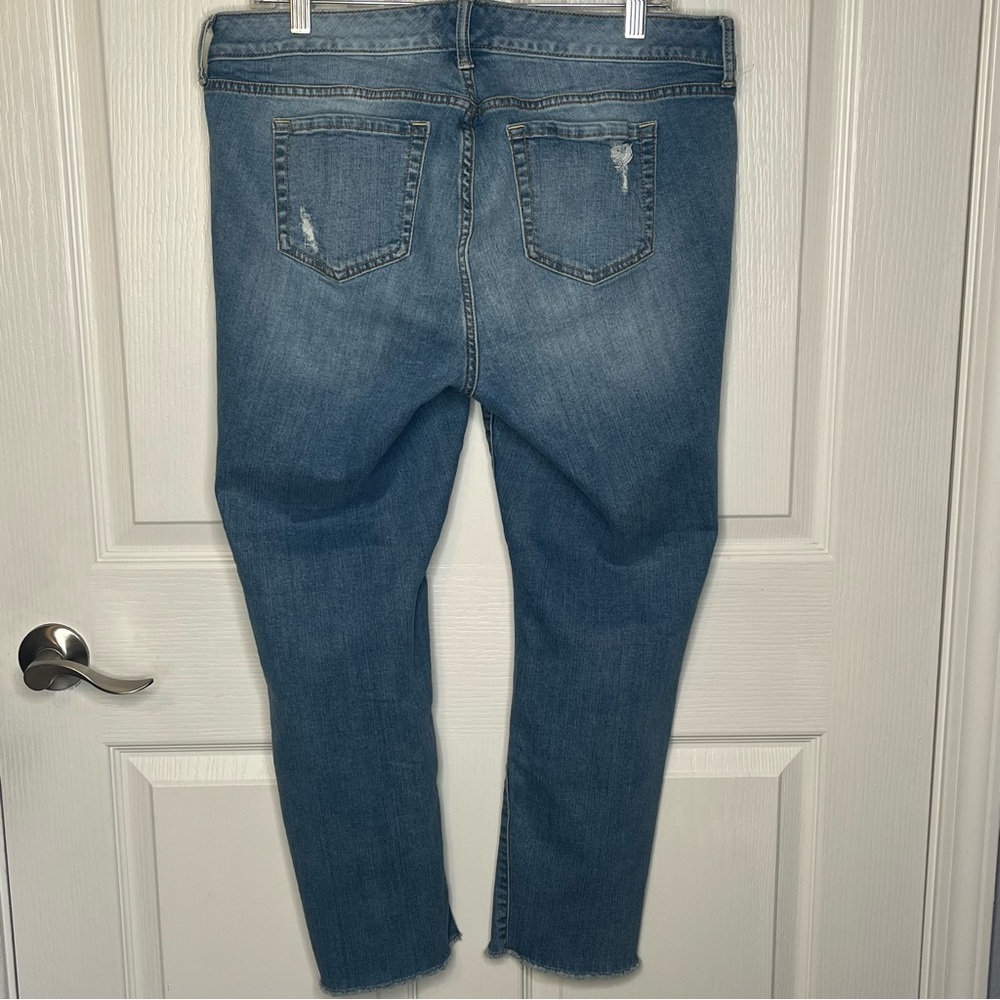 Torrid Blue Distressed Women Jeans - Picture 7 of 10